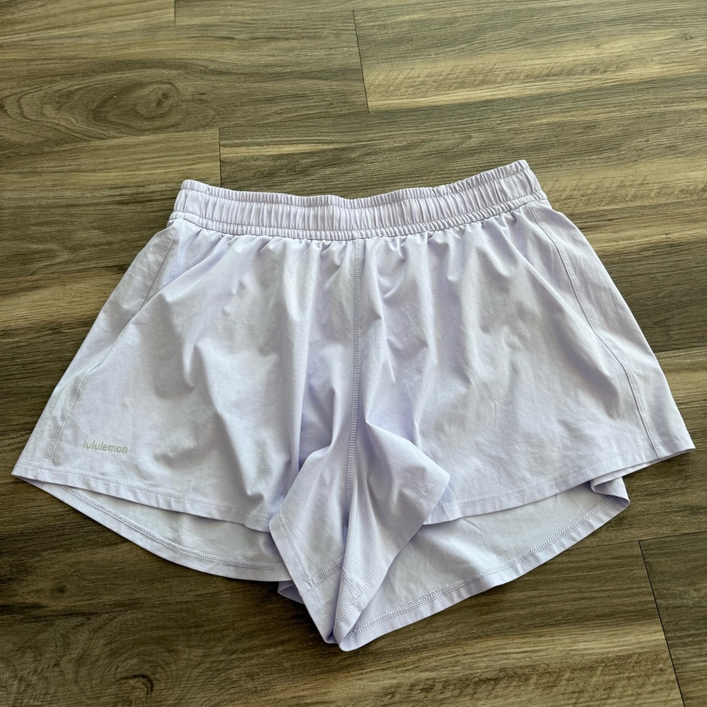 Lululemon Pace Crush High Rise Short Lavender Frost